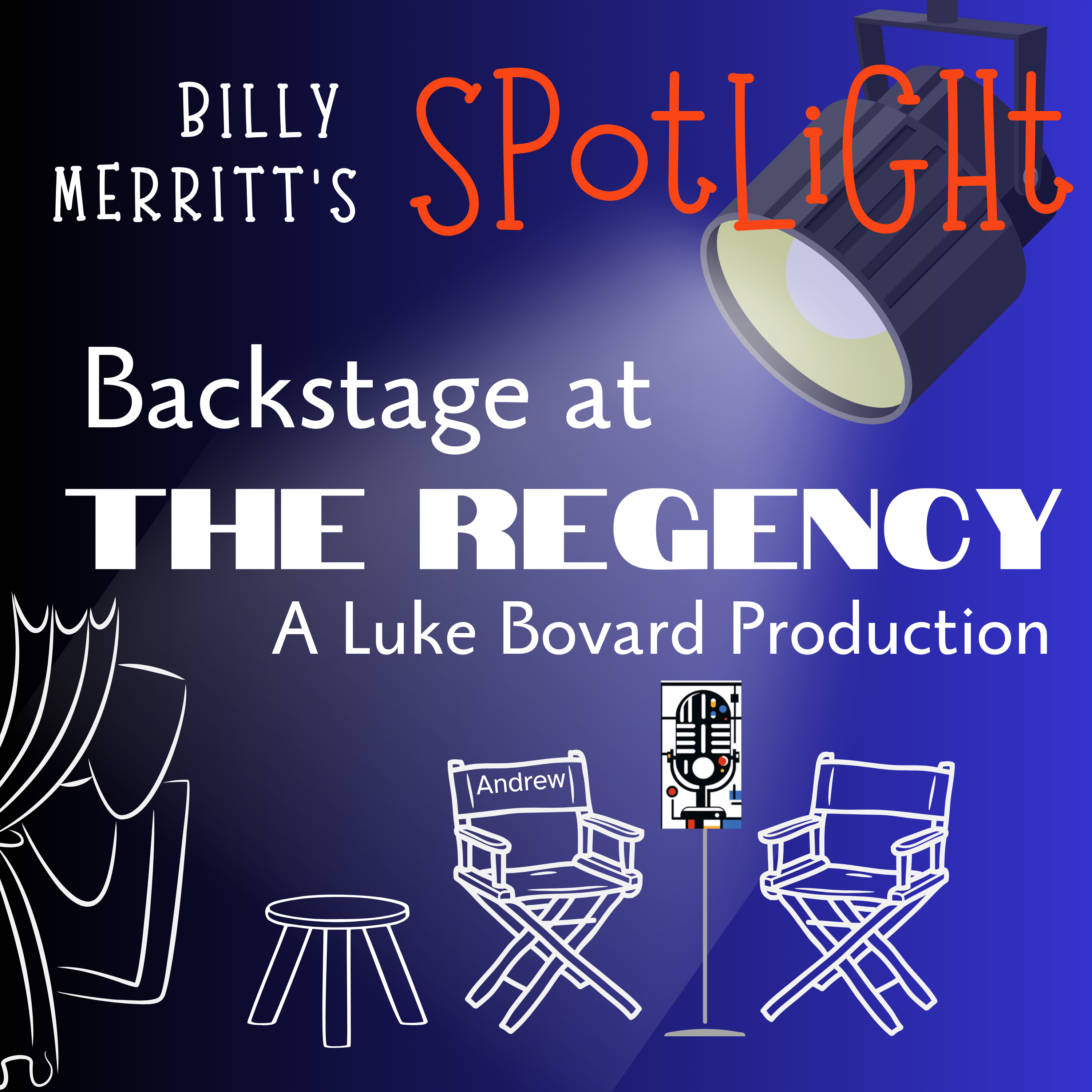 Backstage at the Regency